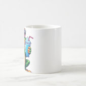 Y2K Tropischer Frosch Grumpy Flip Phone Slushie Va Kaffeetasse (Mittel)