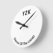 Y2K-Uhr - Countdown-Uhr Runde Wanduhr (Winkel)