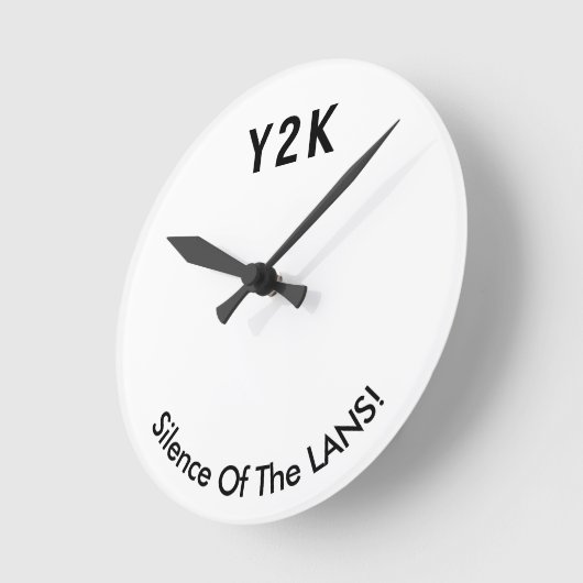 Y2K-Uhr - Countdown-Uhr Runde Wanduhr (Winkel)