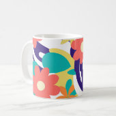 Y2K Wildblume kühl Retro Frühlingsküche Dekoration Kaffeetasse (Vorderseite Links)
