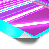 Y2Kayla in ihren Cyberwave-Blues Poster (Ecke)