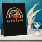 Y’all It's Fall Y’all Funny Quote Fotoplatte (Seite)