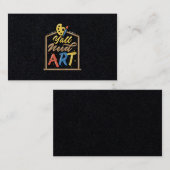 Y all Need Art Künstler Lehrer Klasse Maler Farbe Visitenkarte (Vorne/Hinten)