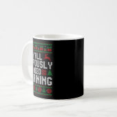 Y’all Seriously Need Training Ugly Christmas Offic Kaffeetasse (Vorderseite Links)