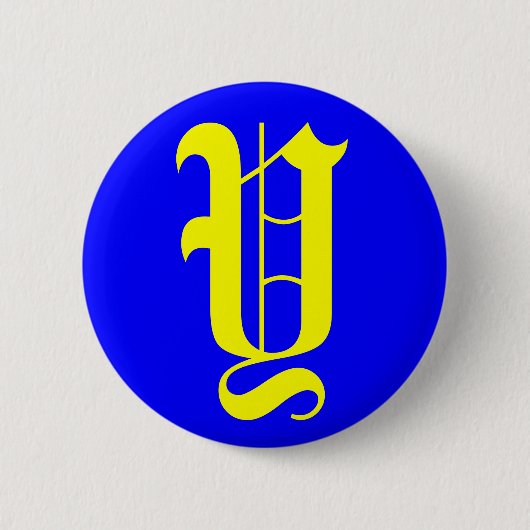 Y - ALTES ENGLISCH BUTTON (Vorderseite)