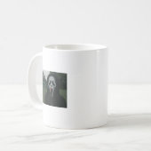 Y Face Blows Funny Horror Halloween Meme Kaffeetasse (Vorderseite Links)