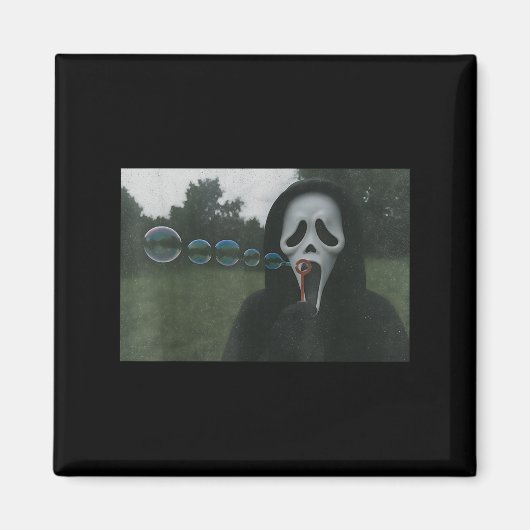 Y Face Blows Funny Horror Halloween Meme Magnet (Vorne)
