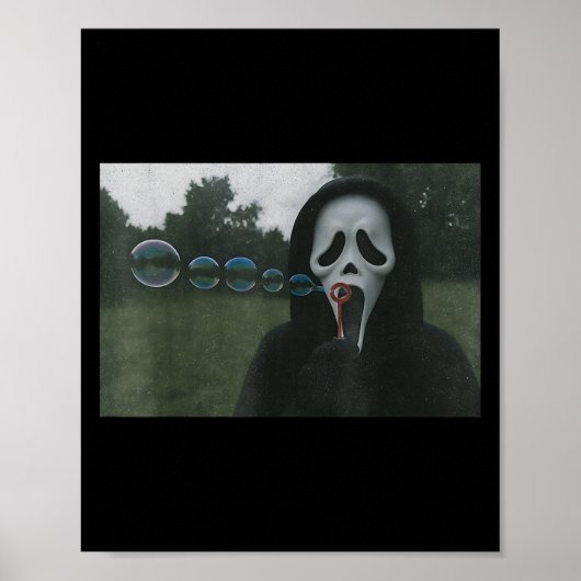 Y Face Blows Funny Horror Halloween Meme Poster (Vorne)