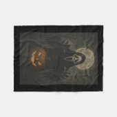 Y Face Ghost Mask Pumpkin Moon Soky Halloween Horr Fleecedecke (Vorderseite (Horizontal))