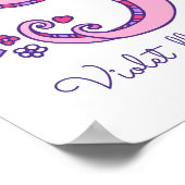 Y für Yolanda anfänglich doodle art name bedeutet  Poster (Ecke)