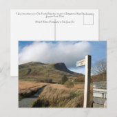 Y Garn North Wales Postkarte (Vorne/Hinten)