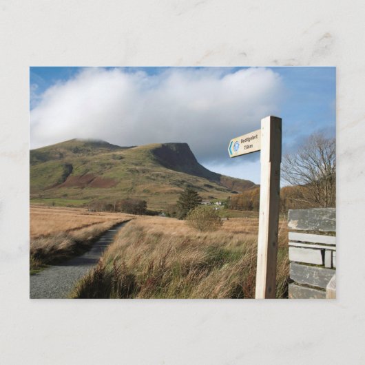 Y Garn North Wales Postkarte (Vorderseite)