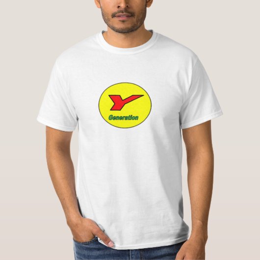 Y-Generation oder Millenniums-T - Shirt (Vorderseite)