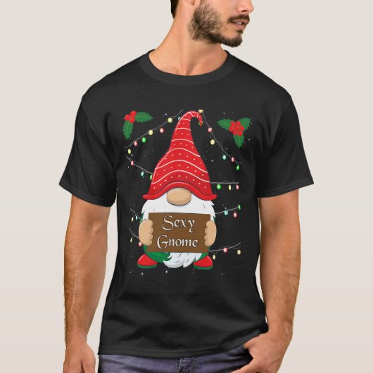 Y Gnome Matching Familie Weihnachten Pajamas X-mas T-Shirt (Vorderseite)