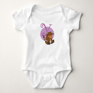 Y ist für Yak Baby Strampler