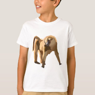 Y ist für Yellow Baboon T-Shirt