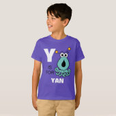Y ist für Yip-Yips | Name hinzufügen T-Shirt (Vorne ganz)