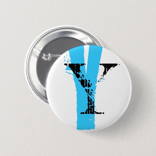 Y Monogramm Button (Vorne & Hinten)