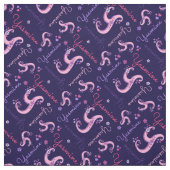 Y Monogramm und personalisierte Bezeichnung Yasmin Stoff (Muster)