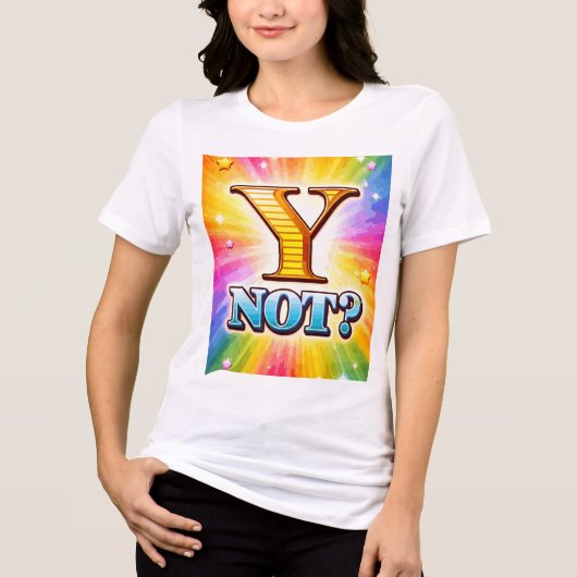 Y Nicht Tri-Blend Shirt (Vorderseite)