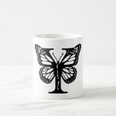 Y Schwarzer Butterfly Verwandlungstasse (Mittel)