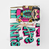 Y sind alle Nüsse Funny Nutcracker Weihnachten Geschenkpapier Set (Beispiel)