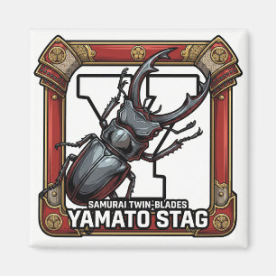Y steht für Yamato Hirschkäfer – GTA Style ABC Ler Magnet