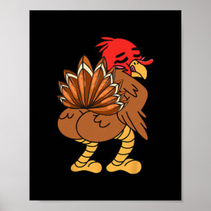 Y Truthahn-Beute-Thanksgiving-Witz Poster