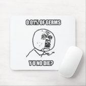 Y U KEIN Typ Meme Mousepad (Mit Mouse)