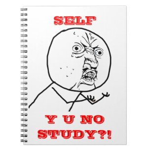 Y U KEINE Studie - Notizbuch Notizblock