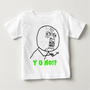 Y-u-keinTyp großer Text Baby T-shirt