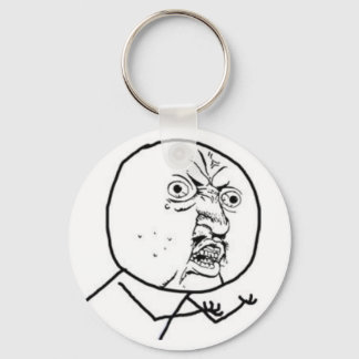 Y U NO TYP KEY CHAIN SCHLÜSSELANHÄNGER