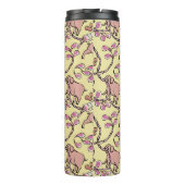 Y Unglaublich witzig Muster Chinesisches Schweinej Thermosbecher (Rückseite)