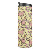 Y Unglaublich witzig Muster Chinesisches Schweinej Thermosbecher (Nach rechts gedreht)