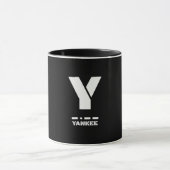 Y(Yankee) NATO Phonetischer Alphabet & Morse Code Tasse (Zentrum)