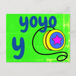 y - yoyyasc flash card postkarte