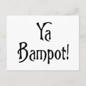 Ya Bampot lustig Scottish Banter Patter Slang Postkarte (Vorderseite)