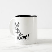 Ya Bint! Zweifarbige Tasse (Vorderseite Links)
