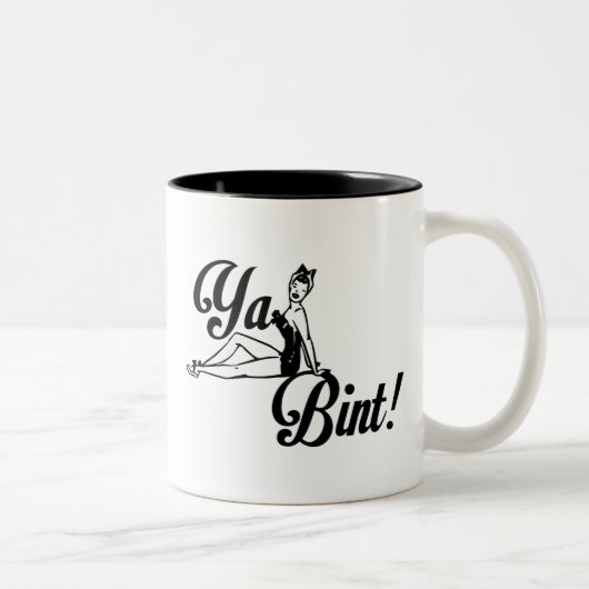 Ya Bint! Zweifarbige Tasse (Rechts)