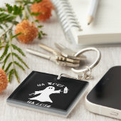 Ya Boos Ya Lose Funny Halloween Don't Drink Ghost Schlüsselanhänger (Vorderseite rechts)