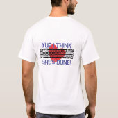 Ya denken? T-Shirt (Rückseite)
