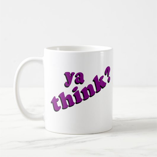 Ya denken Tasse (Links)