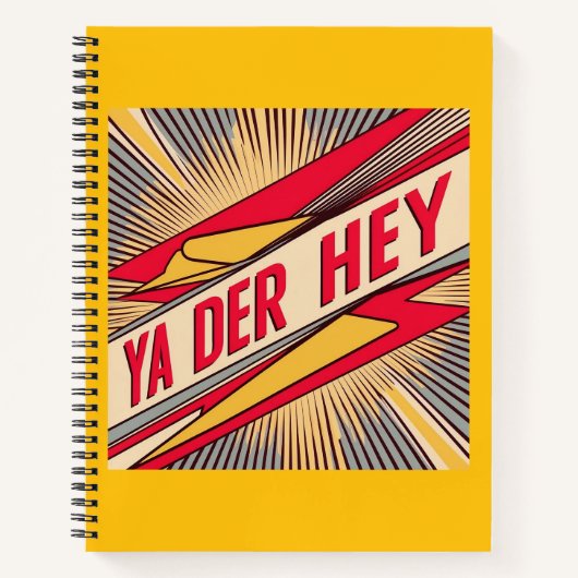 Ya Der Hey (Wisconsin Slang) Notizblock (Vorderseite)
