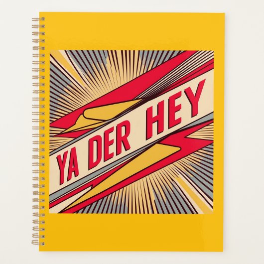 Ya Der Hey (Wisconsin Slang) Planer (Vorderseite)