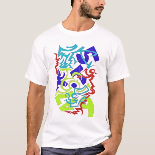YA Graffiti-Entwurf T-Shirt (Vorderseite)