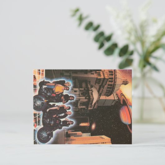 Ya in Boston Postkarte (Stehend Vorderseite)