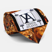 YA Löwe-Kampf-Krawatte Krawatte (Gerollt)