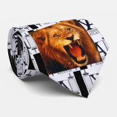 YA Löwe-tägliche Abnutzung Krawatte (Gerollt)