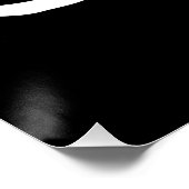 ya malik al mulk Ya Islamic Arabic Calligraphy Poster (Ecke)