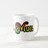 Ya Mon Jamaica Slang Funny Jamaican Phrase T - Shi Kaffeetasse (VorderseiteRechts)